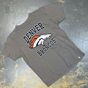 Denver Broncos Arena Logo Shirt Small Navy Blue Orange NFL Football